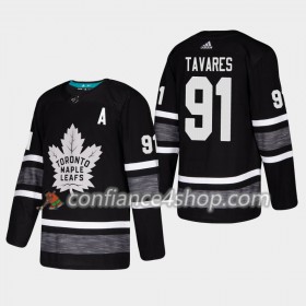 Adidas Maillot de Hockey Toronto Maple Leafs John Tavares 91 2019 All-Star Noir Authentic - Homme